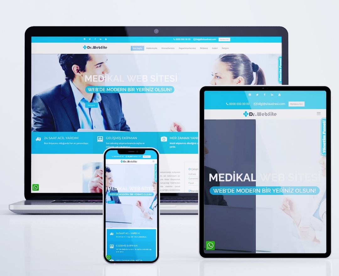TemizWeb - Doktor Web Sitesi - Medikal Web Sitesi 022