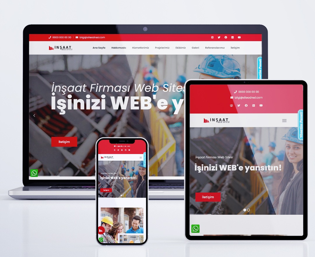 TemizWeb - Firma Web Sitesi - İnşaat Firması Web Sitesi 084